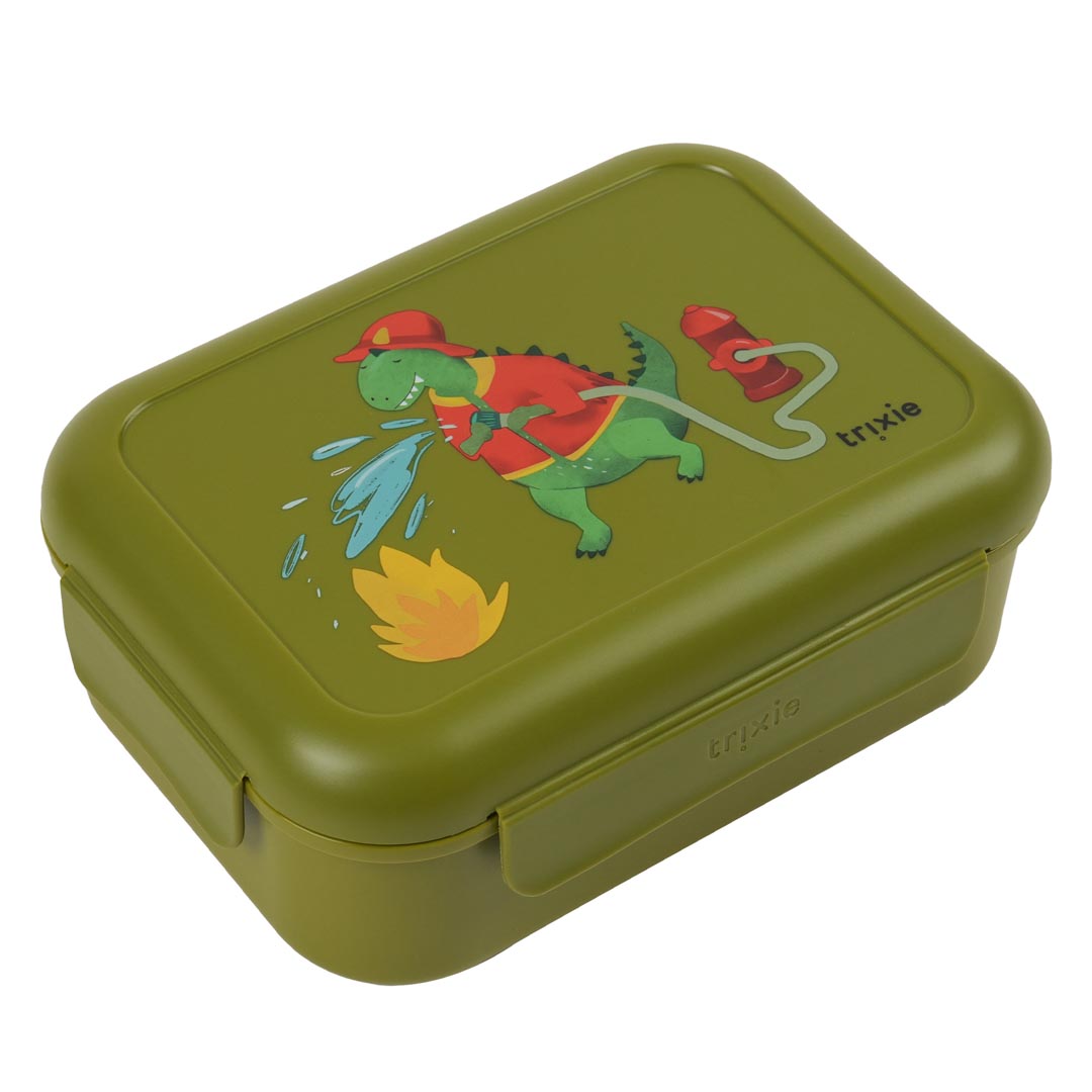 Fiambrera con clips - Fireman Mr. Dino